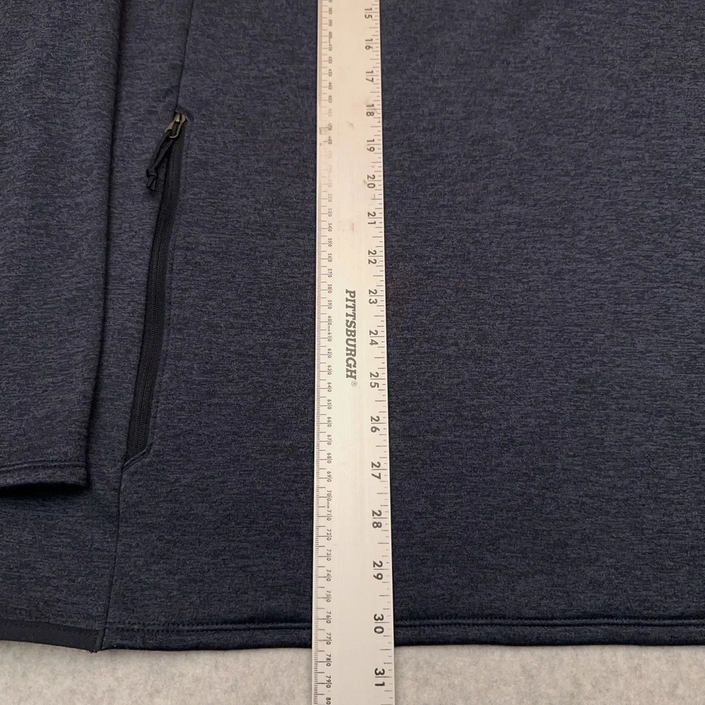 The North Face Skyline 1/2 Zip Fleece Men's XXL‎ Blue Mock Neck Embroidered